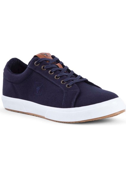 4213 Mayer Lacivert Yazlık Keten Comfort Erkek Sneaker Spor Ayakkabı V2