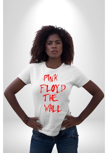 Pink Floyd The Wall Kadın Erkek Unisex Beyaz Organik Baskılı T-Shirt Penye Yüksek Kalite fiyatları
