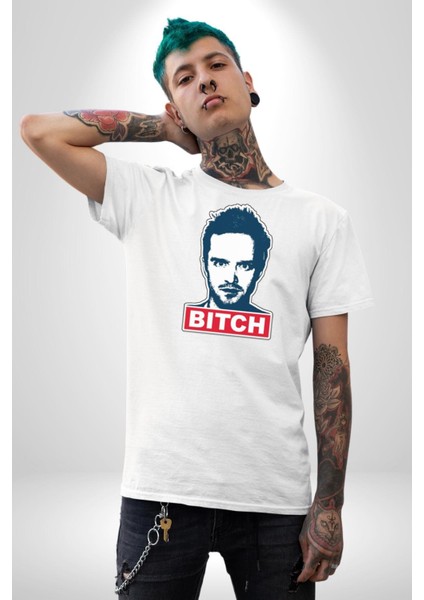 Breaking Bad Kadın Erkek Unisex Beyaz Organik Baskılı T-Shirt Penye Yüksek Kalite modelleri