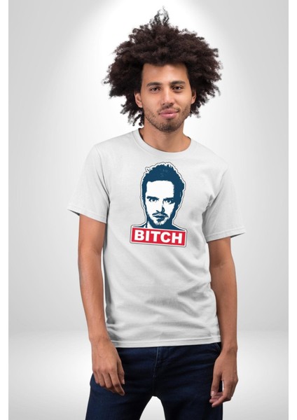Breaking Bad Kadın Erkek Unisex Beyaz Organik Baskılı T-Shirt Penye Yüksek Kalite fırsatları