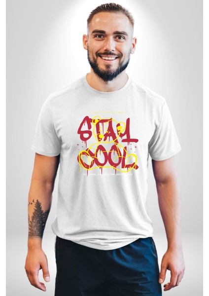 Game Oyun Alanı Kadın Erkek Unisex Beyaz Organik Baskılı T-Shirt Penye Yüksek Kalite fırsatları