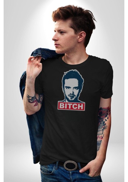 Breaking Bad Kadın Erkek Unisex Siyah Organik Baskılı T-Shirt Penye Yüksek Kalite