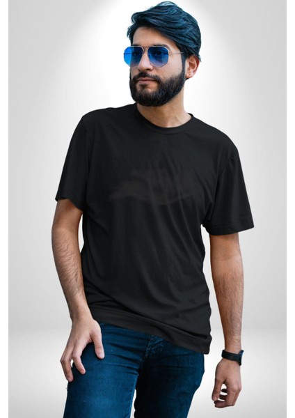Avuçumun Içindeki Dünya Harikaları Eyfel Pizza Kadın Erkek Unisex Siyah Organik Baskılı T-Shirt Penye Yüksek Kalite