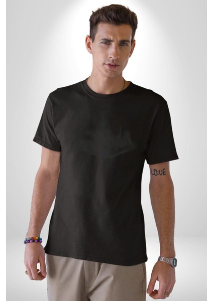 Avuçumun Içindeki Dünya Harikaları Eyfel Pizza Kadın Erkek Unisex Siyah Organik Baskılı T-Shirt Penye Yüksek Kalite