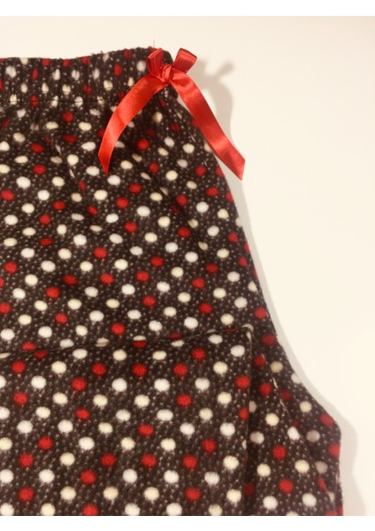 Cepsiz Kışlık Polar Kadın Pijama Altı Tek Alt JE15