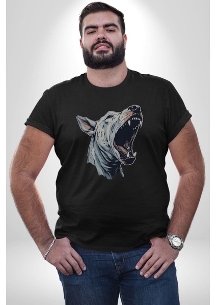 Bull Terier Köpek Havlama Kadın Erkek Unisex Siyah Organik Baskılı T-Shirt Penye Yüksek Kalite fiyatları