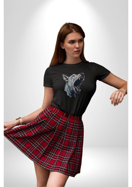 Bull Terier Köpek Havlama Kadın Erkek Unisex Siyah Organik Baskılı T-Shirt Penye Yüksek Kalite indirimleri
