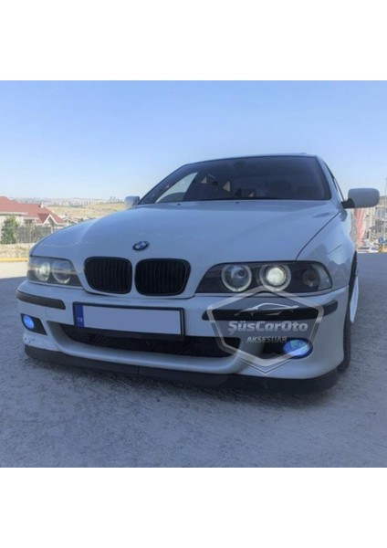 Bmw 5 Serisi E39 1995-2004 Uyumlu Üniversal Astra H Lip Esnek Ön Lip 2 Parça Tampon Altı Dil Karlık Ön Ek