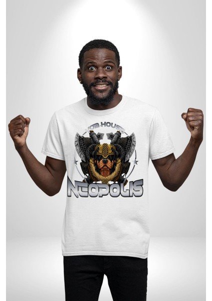 Neopolis Rottweiler Viking Kadın Erkek Unisex Beyaz Organik Baskılı T-Shirt Penye Yüksek Kalite fırsatları