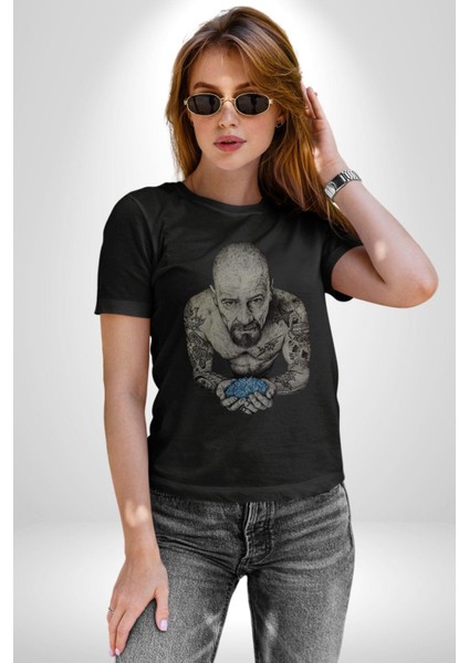 Breaking Bad Kadın Erkek Unisex Siyah Organik Baskılı T-Shirt Penye Yüksek Kalite