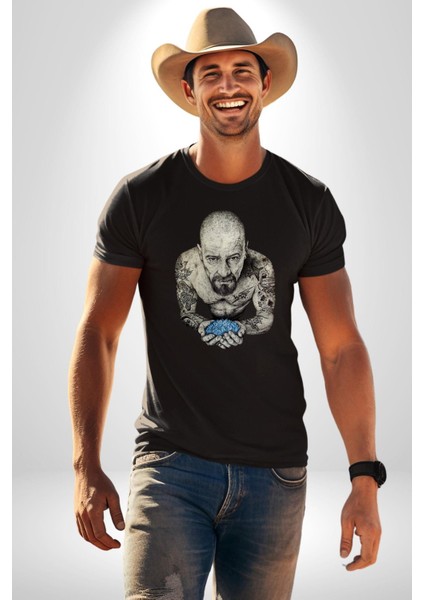 Breaking Bad Kadın Erkek Unisex Siyah Organik Baskılı T-Shirt Penye Yüksek Kalite fiyatları