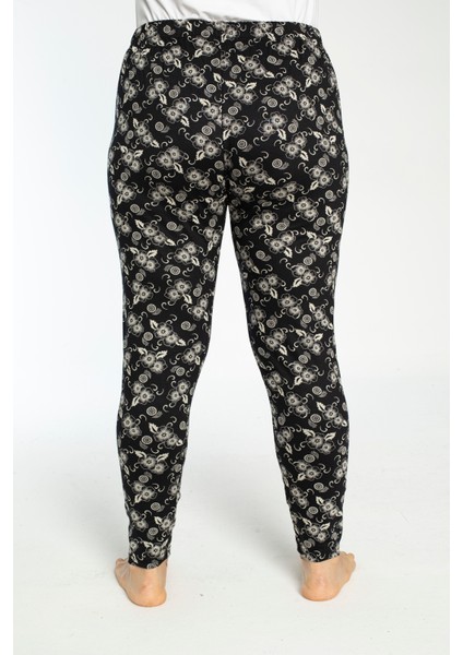 Büyük Beden Cepli Viskon Yazlık Kadın Pijama Altı Tek Alt Y14