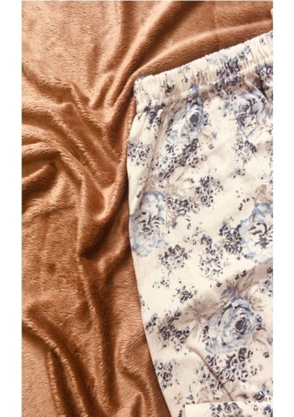 Çiçek Motifli Kışlık Pijama Altı fiyatları