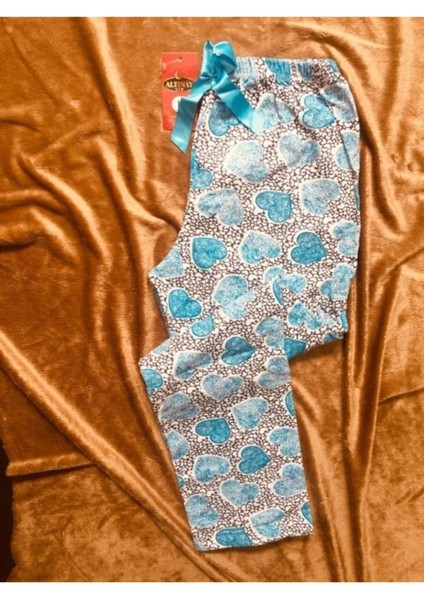 Çiçek Motifli Kışlık Pijama Altı indirimleri