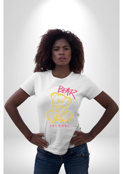Artık Katlan Kadın Erkek Unisex Beyaz Organik Baskılı T-Shirt Penye Yüksek Kalite