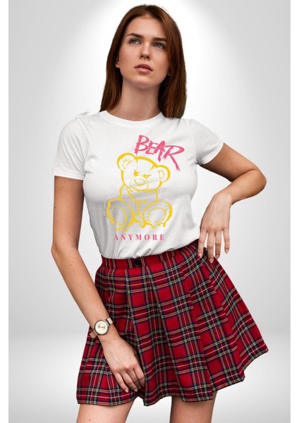 Artık Katlan Kadın Erkek Unisex Beyaz Organik Baskılı T-Shirt Penye Yüksek Kalite modelleri