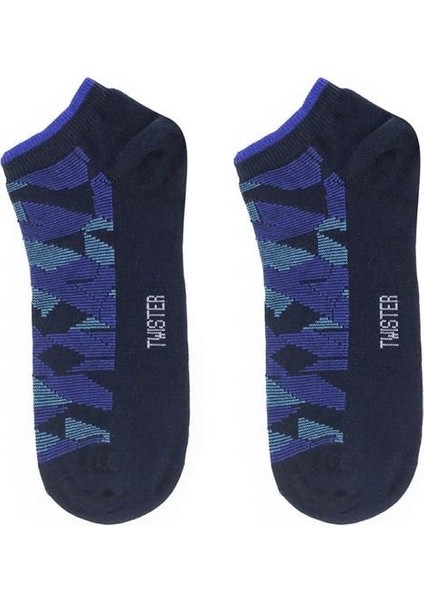 Erkek Çorap Ecp Desenli Patik Lacıvert