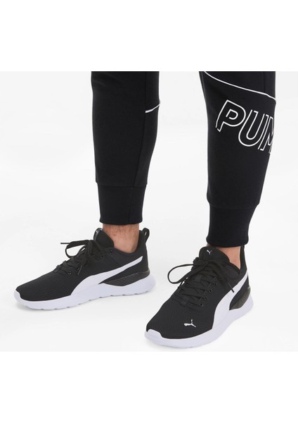 Anzarun Lite Unisex Siyah Yürüyüş Spor Ayakkabı 371128-02 372004-01 V6 modelleri