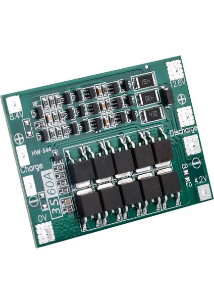 3s 60A Bms 12.6V 18650 Lityum Lipo Pil Şarj Koruma Modülü