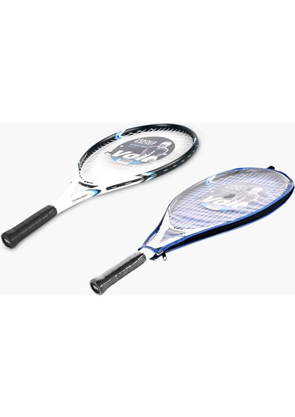 Tournament Tenis Raketi 23 Inch Mavi Mavi Unisex Tenis Raketi