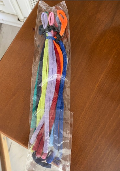 Çocuk Farklı Renklerde Lastikli Gözlük Ipi 10 Adet(1 Paket)