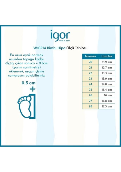 Bimbi Hipo Figürlü Çocuk Celeste Mavi Yağmur Çizmesi W10214-006 V1
