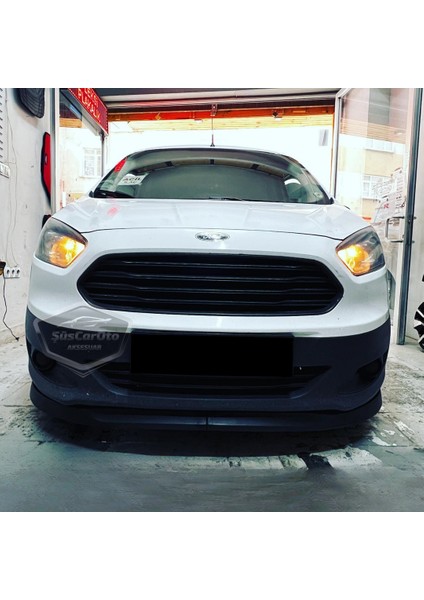 Ford Courier 2014-2023 Uyumlu Üniversal Astra H Lip Esnek Ön Lip 2 Parça Tampon Altı Dil Karlık Ön Ek