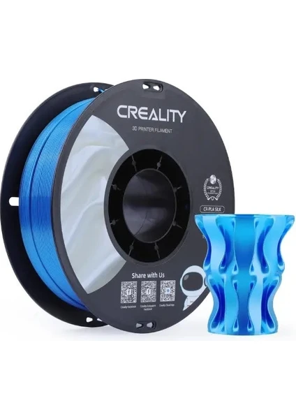 Creality 3D Creality Cr-Sılk 3D Yazıcı Filament Pla (1kg) - Mavi