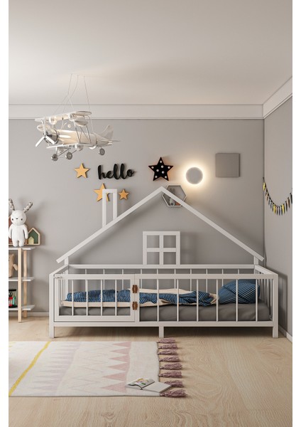 Barney Kapılı Montessori Karyola