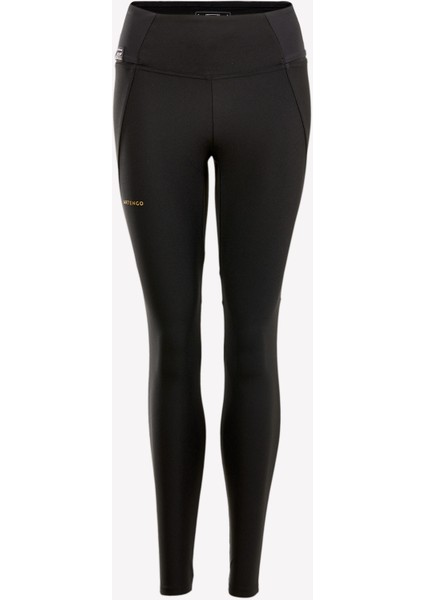 Artengo Kadın Tenis Taytı - Siyah - Dry Hip Ball
