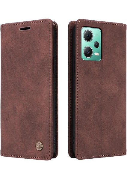 Xiaomi Redmi Not 12 Için Flip Case 5g Kapak Çevirin Cüzdan Basit Iş (Yurt Dışından)