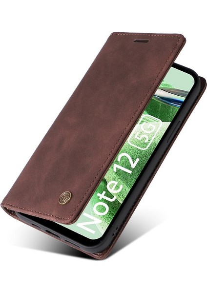 Xiaomi Redmi Not 12 Için Flip Case 5g Kapak Çevirin Cüzdan Basit Iş (Yurt Dışından) fırsatları