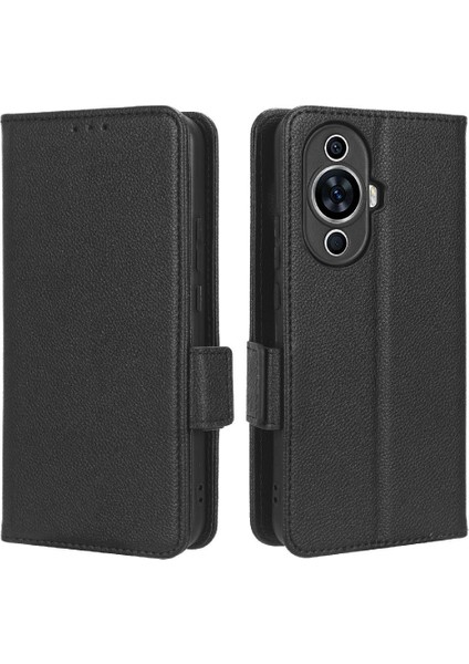 Huawei Nova 11 Için Kılıf Yan Toka Manyetik Cüzdan Kart Yuvaları Tutucu Pu (Yurt Dışından)