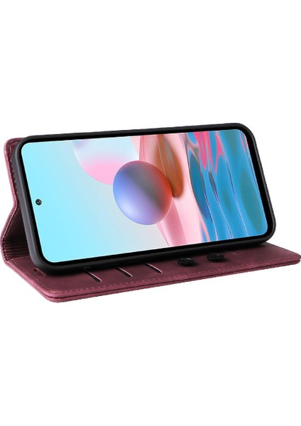 Xiaomi Redmi Not 10 4g Için Flip Case Cüzdan Kılıf Kapak Çevirin (Yurt Dışından)