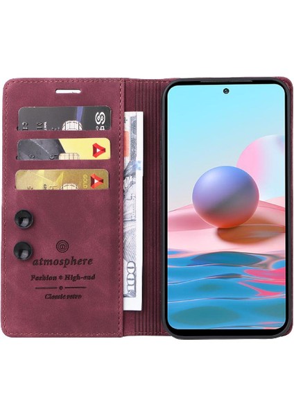 Xiaomi Redmi Not 10 4g Için Flip Case Cüzdan Kılıf Kapak Çevirin (Yurt Dışından)