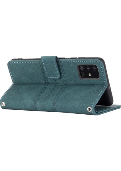 Samsung Galaxy A51 4g Kickstand Pu Deri Cüzdan Kılıf Için Flip Case (Yurt Dışından)