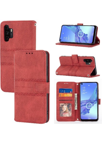 Samsung Galaxy A32 4g Için Flip Case Darbeye Koruyucu Cüzdan Kılıf Pu (Yurt Dışından)