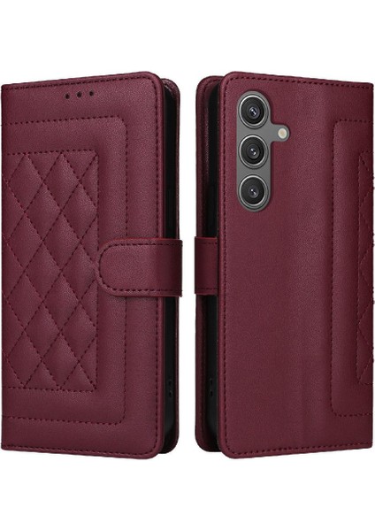 Samsung Galaxy S24 Artı Flip Kapak Için Flip Case Darbeye Deri Kılıf (Yurt Dışından) modelleri