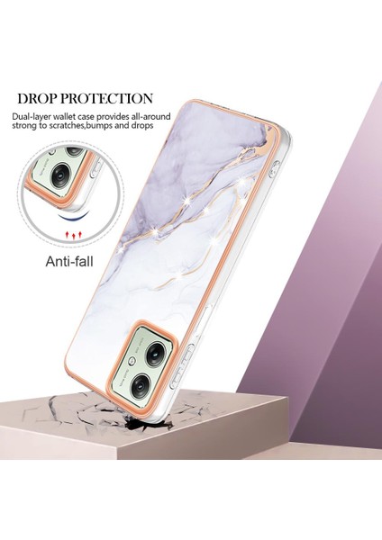Motorola Moto G54 5g Yumuşak Tampon Ince Tpu Koruma Mermer (Yurt Dışından) modelleri