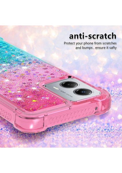 Motorola Moto G 5g Için Kılıf 2023 Sıvı Glitter Komik Bling Parlak Kristal (Yurt Dışından) fırsatları