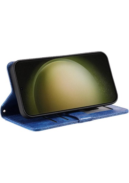 Samsung Galaxy Galaxy 5g 6 Kart Yuvaları Pu Deri Cüzdan Için Flip Case (Yurt Dışından)
