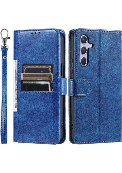 Samsung Galaxy Galaxy 5g 6 Kart Yuvaları Pu Deri Cüzdan Için Flip Case (Yurt Dışından)