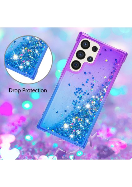 Samsung Galaxy S24 Ultra 5g Akan Sparkle Hareketli Kapak Temizle (Yurt Dışından)