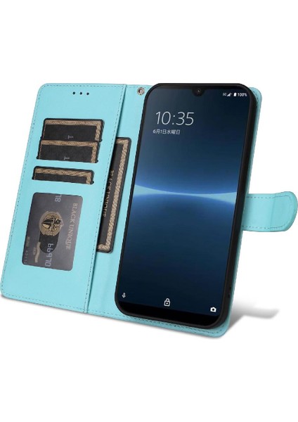 BDT Boutique Sony Xperia Ace Iii Için Flip Case Basit Iş Cüzdan Kapak Kılıfı (Yurt Dışından)