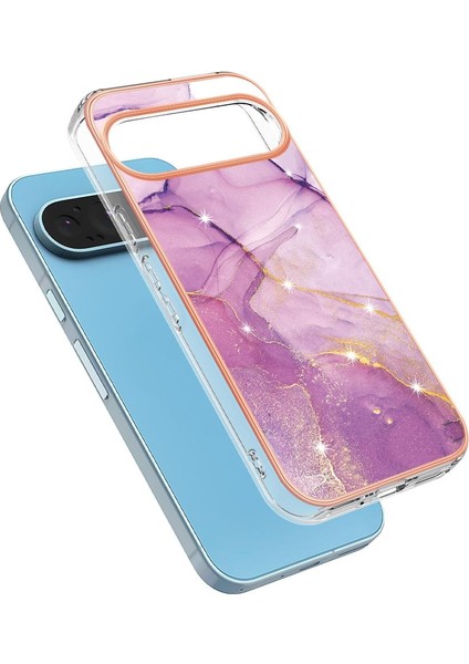 Google Piksel 9 Pro 5g Mermer Desen Ince Tpu Yumuşak Tampon Için Kılıf (Yurt Dışından) fiyatları