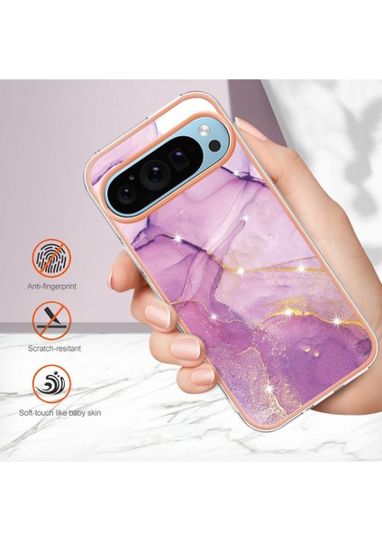 Google Piksel 9 Pro 5g Mermer Desen Ince Tpu Yumuşak Tampon Için Kılıf (Yurt Dışından) fırsatları