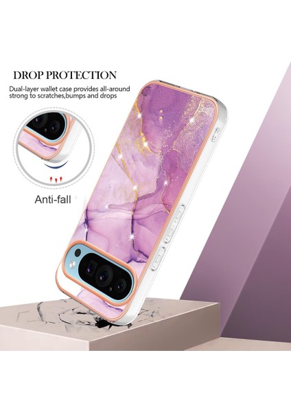 Google Piksel 9 Pro 5g Mermer Desen Ince Tpu Yumuşak Tampon Için Kılıf (Yurt Dışından) indirimleri