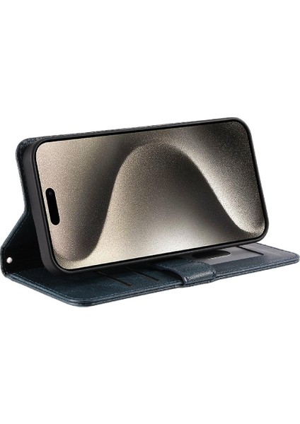 Iphone 12 Için Flip Case Pro Max Cüzdan Pu Deri 6 Kart Yuvaları Kickstand (Yurt Dışından)