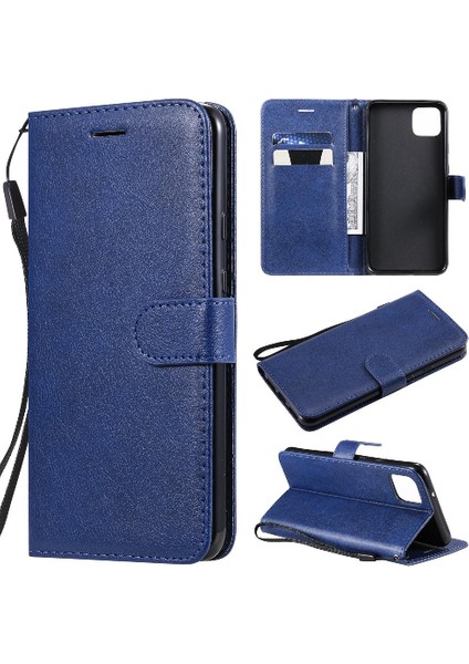 Kart Yuvası Klasik Düz Renk Iş ile Google Piksel 4xl Için Flip Case (Yurt Dışından)