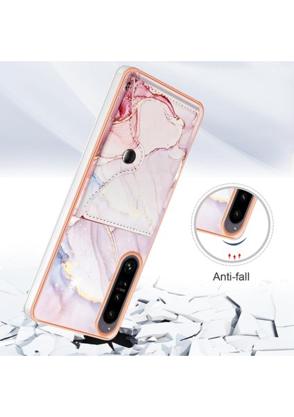 Sony Xperia 1 Iv Mermer Yumuşak Tpu Tampon Ince Cüzdan Kart Yuvaları Için Kılıf (Yurt Dışından) fiyatları